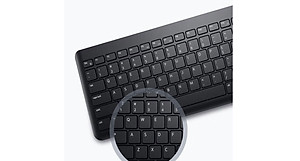 Bộ bàn phim chuột Dell không dây KM3322W - Hàng Chính Hãng