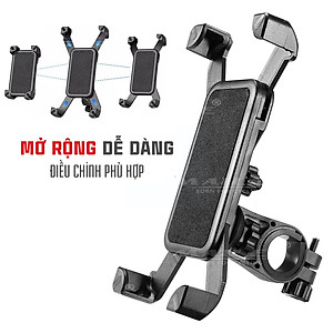 Giá đỡ điện thoại xe đạp gắn tay lái YXF65 chất liệu Nhựa PC cho màn hình 4-7 inch phù hợp đường kính ghi đông 15-35mm Mai Lee
