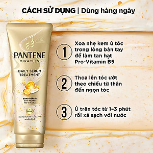 Kem xả tóc chuyên sâu Pantene Miracles Daily Serum Treatment (180ml) - Hàng chính hãng
