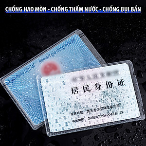 SET 2 Vỏ Bọc Thẻ Căn Cước Công Dân PVC Bán Trong Suốt Đựng CCCD Bằng Lái Xe Thẻ Ngân Hàng Card ATM