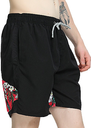 Quần Đi Biển Đôi - Quần Đùi Đôi - Thời Trang Đôi Mùa Hè - Quần Short Cặp Đôi SQ220 Black Pug