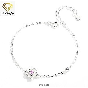 Lắc tay bạc 925 Huệ Ngân - Hoa anh đào RYB140090