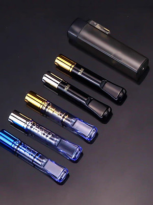 Bộ Tẩu Lọc Thuốc 5 in 1 Cao Cấp, Cải Tiến Mới, Sản Xuất Tiêu Chuẩn Nhật Bản, Có Hộp Đựng,