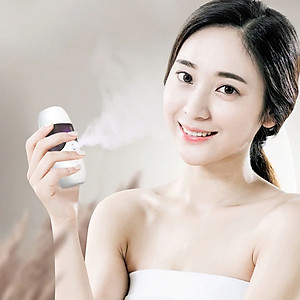 Máy Xông Làm Đẹp Da Mặt Máy xông hơi mặt Máy Xông Tinh Dầu Mặt Mũi Họng Mini Hàng Chính Hãng - Xông Hơi Thảo Dược Tại Nhà - An Toàn Hiệu Quả  (BẬT: BẤM NÚT 2 LẦN)
