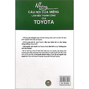 Sách Những Câu Nói Cửa Miệng…. Toyota