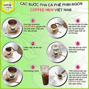 Combo 2 Gói 500gr Cà Phê Robusta + Arabica - TẶNG thìa đong cà phê - Dạng Hạt Pha Phin - Hương Thơm Nồng - Vị Chua Thanh - Coffee New