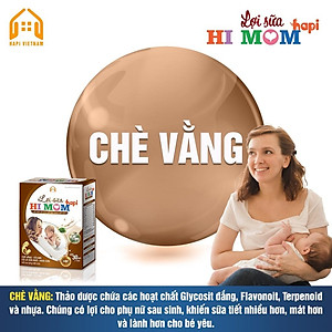Lợi sữa Hi Mom Hapi- Sữa nhiều hơn, thơm hơn, đặc hơn, mát hơn, thông tắc tia sữa