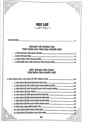 Tập Văn Cúng Gia Tiên (Văn Khẩn Tại Nhà)