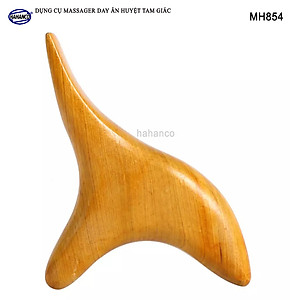 Dụng Cụ day ấn Huyệt Mát xa tam giác Gỗ thơm (MH854) Hỗ trợ điều trị bệnh xương khớp - chăm sóc sức khỏe