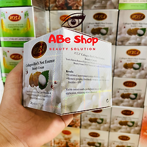 Kem ROSA Collagen Huyết Yến - COLLAGEN BIRD'S NEST BEAUTY CREAM 20g - Làm Trắng - Giảm Thâm Nám - Chống Lão Hoá