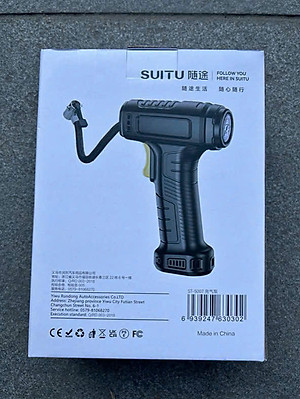 Máy bơm lốp cầm tay cho xe hơi, xe máy sạc pin không dây cầm tay dễ dàng tiện lợi đa năng (Tặng kèm quà ngẫu nhiên)