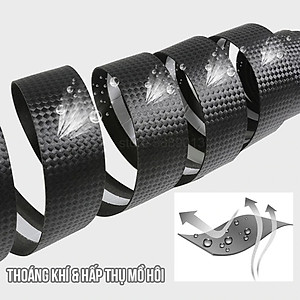 Dây Quấn Ghi Đông Xe Đạp Cuộc (2 Cuộn/ bộ) Giả Vân Carbon Chống Nước Mai Lee