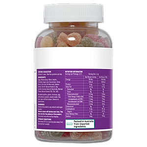 Omega-3 Úc Cho Bé Healthy Care Gummy Omega-3 Dạng Kẹo Dẻo Giúp Phát Triển Não Bộ Tăng Khả Năng Nhận Thức, Tập Trung Và Ghi Nhớ Tăng Hệ Miễn Dịch, Bổ Cho Tim Và Mắt – Hộp 250 Viên