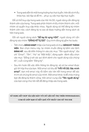 Sổ tay từ vựng HSK 1-2-3-4 và TOCFL Band A