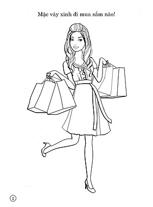 Barbie Xinh Đẹp 3 (Sách Tô Màu Có Hình Dán)