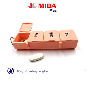 Set hộp chia thuốc 7 ngày MidaMec 7 màu