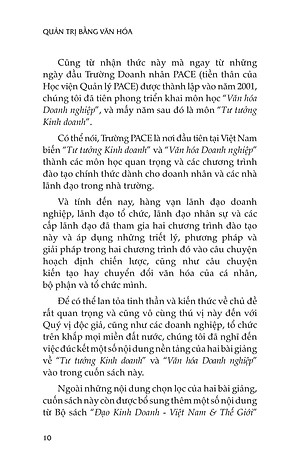 Quản Trị Bằng Văn Hóa - Cách Thức Kiến Tạo Và Tái Tạo Văn Hóa Tổ Chức