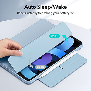 Bao da cho iPad Air 5 2022 / iPad Air 4 2020 10.9 Inch ESR Rebound Hybrid Case 360 - Hàng Chính Hãng