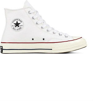 Giày Sneaker Unisex Converse Chuck Taylor All Star 1970s All White Hi 2018
