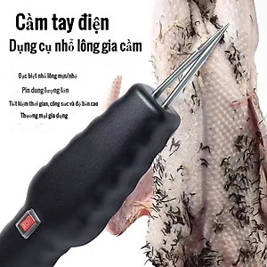Máy Nhổ Lông Gà Vịt Lợn Cầm Tay Tích Điện Động Cơ Kép: Nhỏ Gọn, Tiện Lợi [Hàng Tốt, Giá Rẻ]