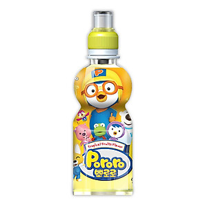 Thùng 24 Chai Nước Uống Pororo Hương Vị Trái Cây Nhiệt Đới 235ml