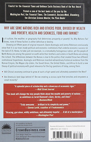 Sách Why Nations Fail: The Origins of Power, Prosperity, and Poverty