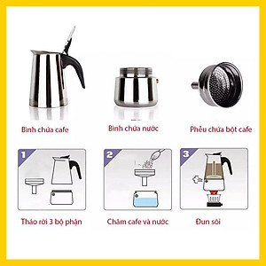 Bình Pha Cà Phê Kiểu Ý
