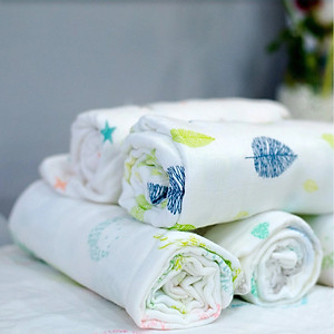  Bộ 3 khăn đa năng vải sợi tre cho bé 120x120 Mamaru MA-KDN03 - Diệt khuẩn, hút ẩm tốt, kháng tia UV