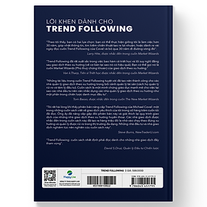 Sách Trend Following – Cách thức để kiếm được VẬN MAY LỚN và GIÀU CÓ trong các thị trường BÒ, GẤU và các sự kiện THIÊN NGA ĐEN - Happy Live
