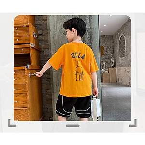 Bộ quần áo mùa hè trẻ em 18-45kg dành cho bé trai mẫu U.C.L.A