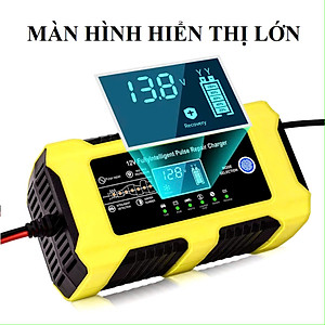 Sạc Ắc Quy Michel 12V-100Ah Cao Cấp Công Nghệ Đức: Sạc 7 Giai Đoạn, Khử Sunfat Tự Động