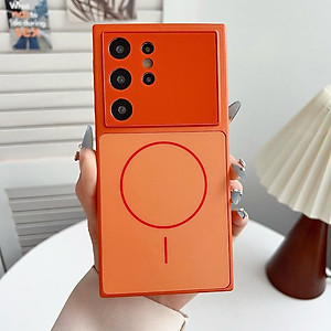 Ốp Lưng Từ Tính Cho Galaxy S25 Ultra / S24 Ultra Nhựa Cứng Mờ Tráng Gương - BUM STORE GALAXY CASE