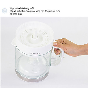 Máy Vắt Cam Lock&Lock EJJ241 (40W - 1.2 Lít) - Hàng chính hãng