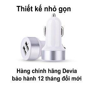 Củ sạc Oto Devia Smart dual USB mini 3,4A