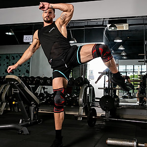 Băng quấn bó gối ( 1 cái ) bảo vệ đầu gối , khớp gối 2 trong 1 , Giúp tránh chấn thương , tăng khả năng vận động linh hoạt CLEACCO  - Hàng chính hãng BORO SPORT