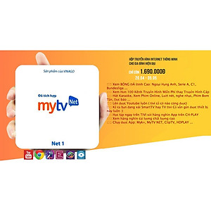 BOX MYTV NET 1G - Phiên bản 2021 - Xem 200 KÊNH TRUYỀN HÌNH BẢN QUYỀN - Hàng Chính Hãng