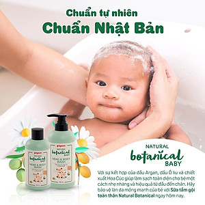 Sữa Tắm Gội Toàn Thân Cho Bé Natural Botanical Pigeon 200ml/500ml
