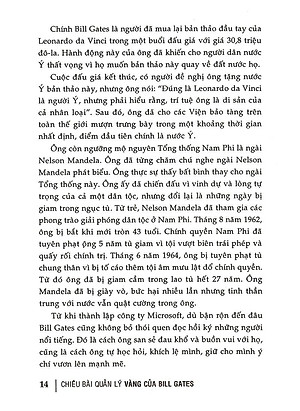 Sách Chiêu Bài Quản Lý Vàng Của Bill Gates