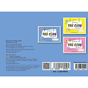Sách Bé Tập Làm Thủ Công Theo Chủ Đề Dành Cho Trẻ 3-4 Tuổi