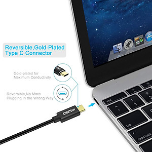 Đầu chuyển adapter USB 3.1 Type-C ra HDMI chuẩn 4K@60HZ hiệu CHOETECH hUB-H06 cho điện thoại Macbook Laptop  - Hàng chính hãng