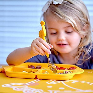 Bộ thìa nĩa ăn dặm cho bé Marcus & Marcus, từ 3 tuổi