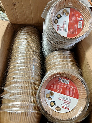 Giấy Nến Vàng Lót Nồi Chiên Không Dầu Sạch Sẽ Tiện Dụng An Toàn Cho Sức Khỏe - 1 set 50 Tờ