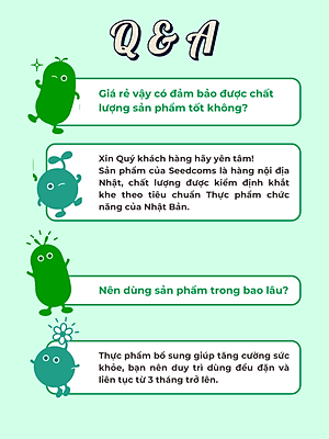 Combo Viên Uống Bổ Sung Vitamin C, E, D, B Vitamin Tổng Hợp Và Khoáng Chất Seedcoms Nhật Bản