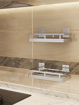 Kệ đựng gia vị inox 304 dán tường Hobby home decor KGV size tùy chọn