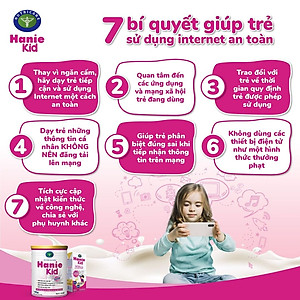 Sữa bột tốt cho bé Nutricare Hanie Kid 1+ dinh dưỡng cho trẻ biếng ăn, suy dinh dưỡng (850g)