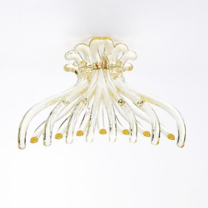 Kẹp càng cua size to 8 răng trong suốt kiểu Hàn Quốc KAH147