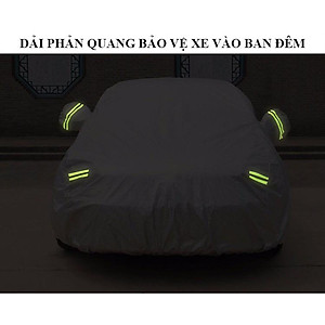 Bạt phủ xe ô tô 7 chỗ Ford Everest, Bạt trùm xe Everest SUV cao cấp chất liệu vải PEVA chống nắng mưa không thấm nước