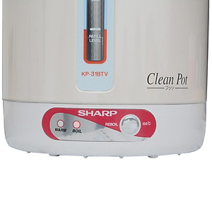 Bình Thủy Điện Sharp KP-31BTV RD/CU (2.8L) - Họa Tiết Ngẫu Nhiên - Hàng chính hãng