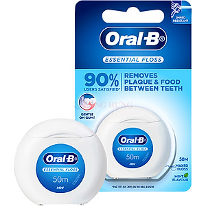 Chỉ nha khoa Oral-B Essential Floss (50m) - Hàng chính hãng