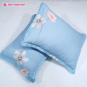 Vỏ Áo gối nằm Thuần Việt - Lụa Tencel Thoáng Mát, Thấm Hút Mồ Hôi Tốt - Họa Tiết Hoa Văn - Đa Dạng Họa Tiết